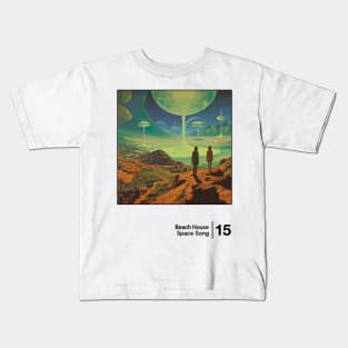 Beach House / Minimal Graphic Artwork Design Kids T-Shirt